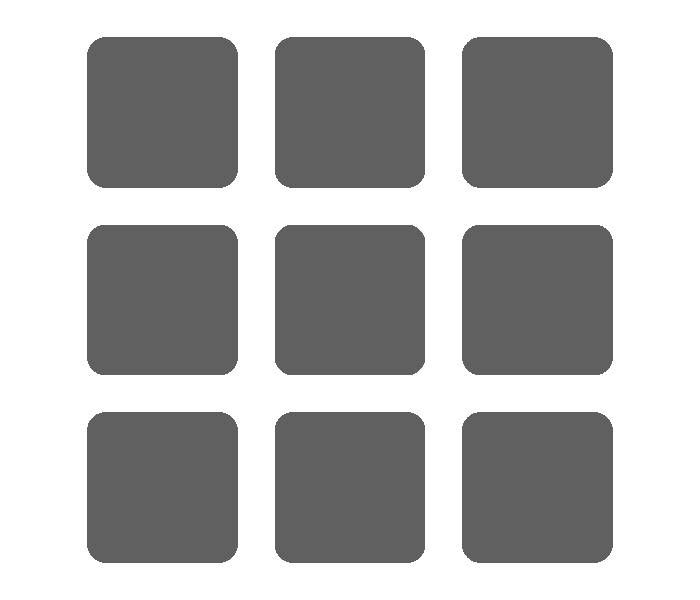 Menú grid icon